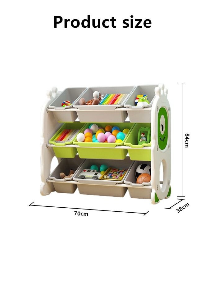XIANGYU Kids Cabinet Children Storage Shelf Plastic Furniture Toys Indoor  - Image 3