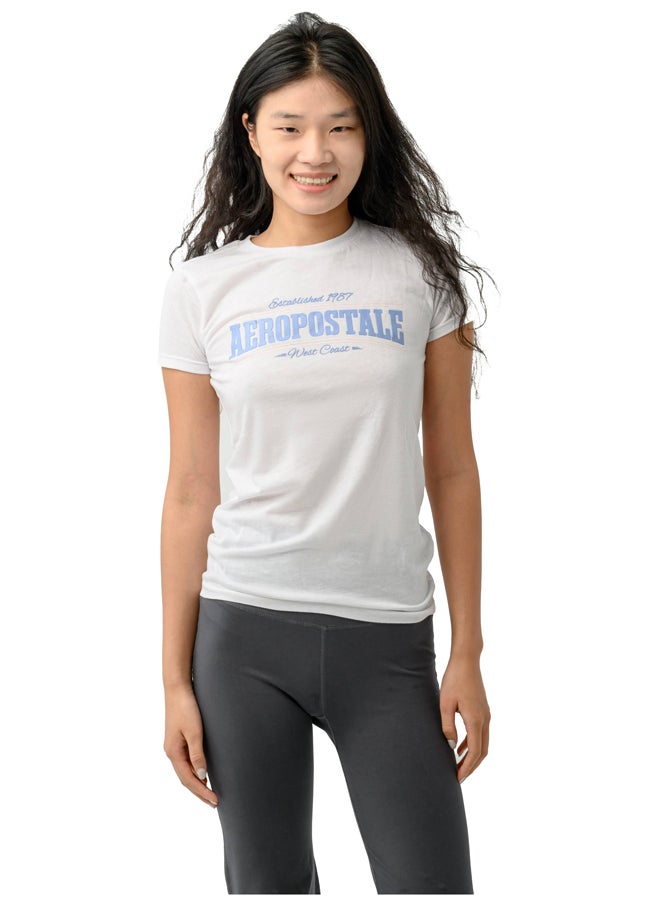 Aeropostale - تي شيرت برسومات AERO APPLIQUÉ RINGER - Image 1
