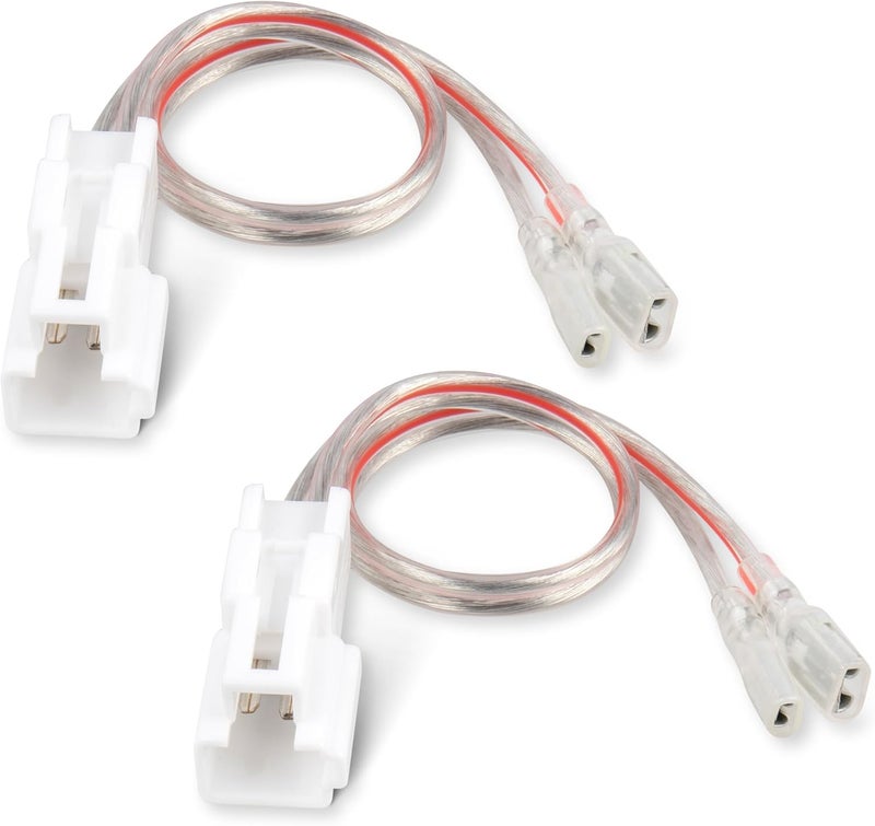 RED WOLF Car Door Speaker Wiring Harness for Hyundai 2002-2016 KIA 2003-2010, Toyota Camry Tacoma Corolla 2002-2011, Subaru Outback 2010-2014 Aftermarket Speaker Wire Connector 2 PC - Image 1