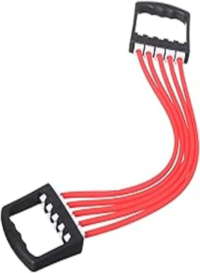 SILAPRO Chest Expander for Exercises Red and Black