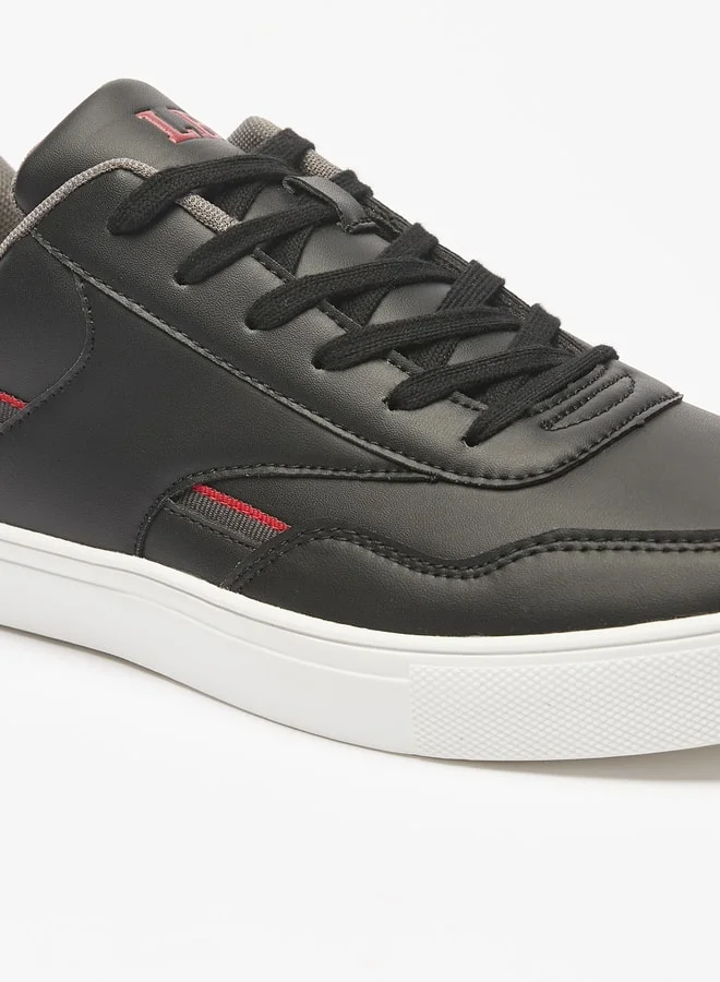 LBL Men Panelled Sneakers with Lace-Up Closure