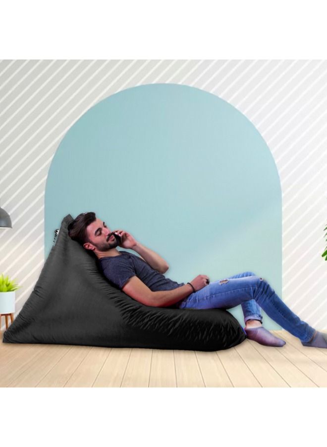 WAVY Black Rocket Comfy Bean Bag - Waterproof - Image 2