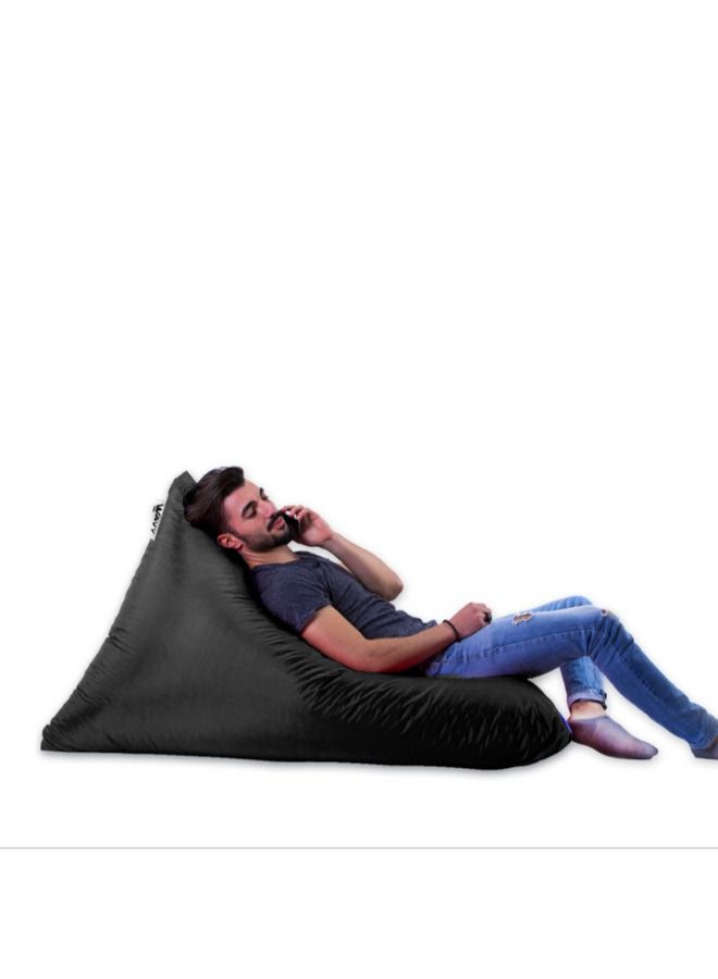 WAVY Black Rocket Comfy Bean Bag - Waterproof - Image 1