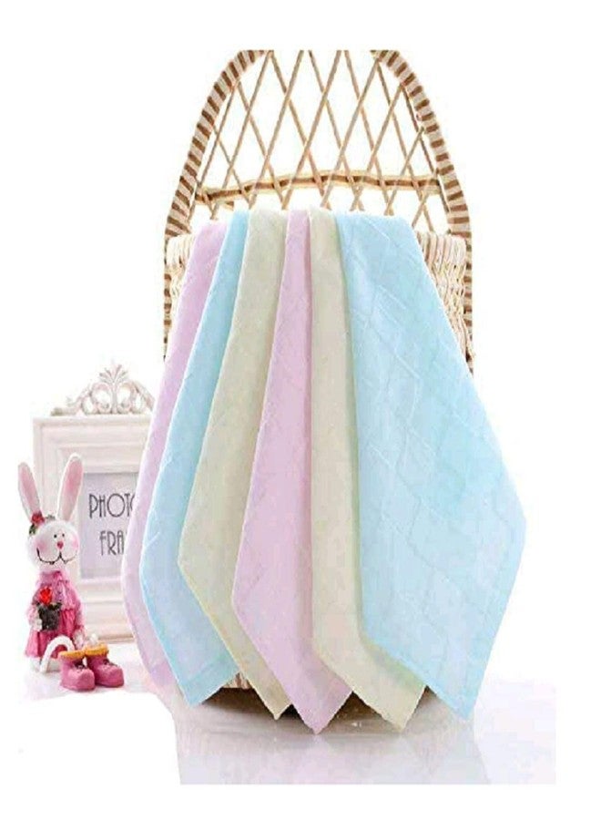 Fashiol Women's and Kid's Soft Cotton Towel Hankies Multicolour - Set of 6 (Size 10.5 x 10.5 inch) - Image 4