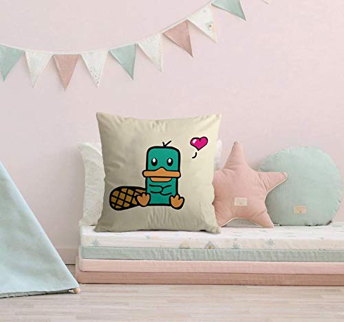 The Purple Tree Soft Cotton Linen Cushions for Kids and Baby (16x16 inch) -1 pc, Baby Cushion, Kids Cushion PC00009 - Image 2