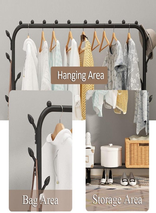 BRIGATTES Organizer for Clothes Storage Cabinet Shelf Organizer Foldable & Stackable Clothes for Wardrobe black - Image 3