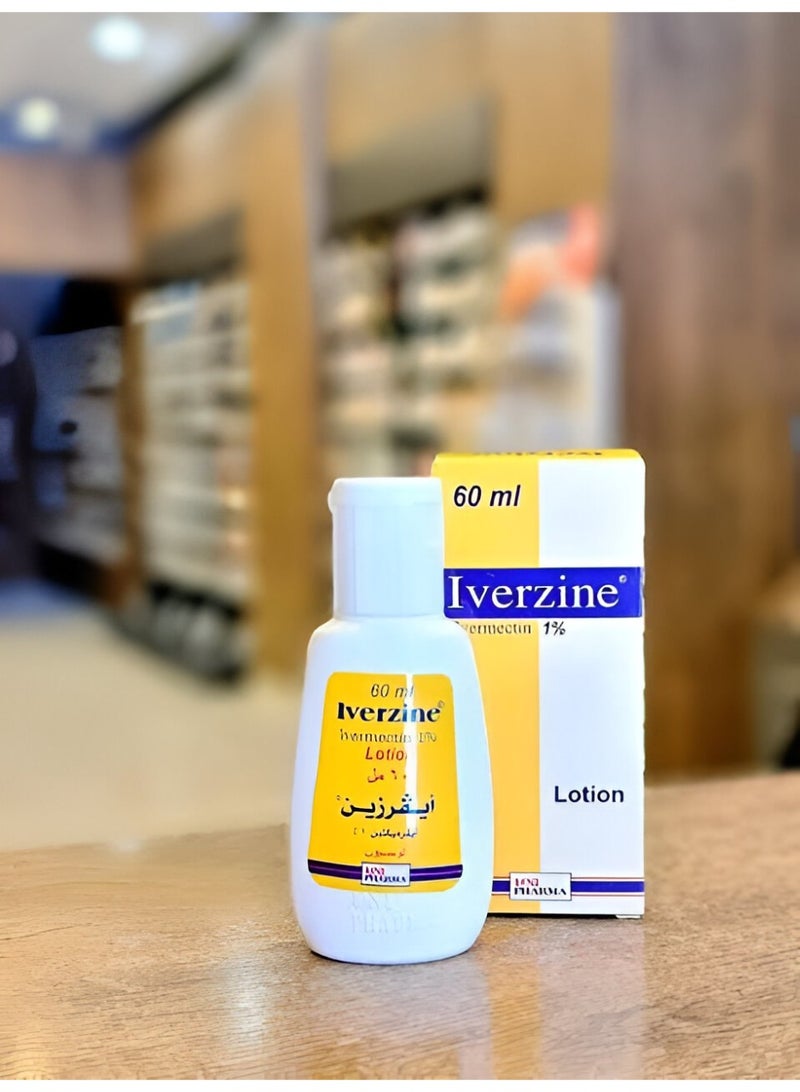 Uni Iverzine Lotion, specialized in treating and preventing head lice, 60 - Image 2