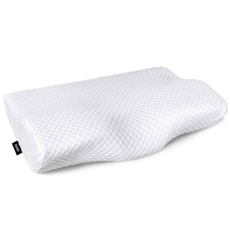 ZAMAT Memory Foam Pillow for Neck Pain Relief, Adjustable Orthopedic Ergonomic Cervical Pillow for Sleeping with Washable Cover, Bed Pillows for Side, Back, Stomach Sleepers - Image 1