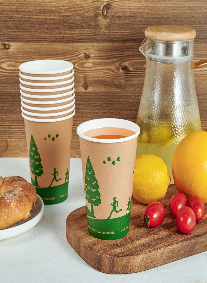 ECOLipak أكواب ورقية قابلة للتحلل الحيوي من إيكوليباك، 240 كوبًا، سعة 12 أونصة، أكواب قهوة ورقية قابلة للتحلل الحيوي للاستخدام مرة واحدة، مبطنة بمادة PLA، أكواب ورقية صديقة للبيئة للمشروبات الساخنة، مثالية للحفلات والنزهات والسفر والمناسبات. - Image 3