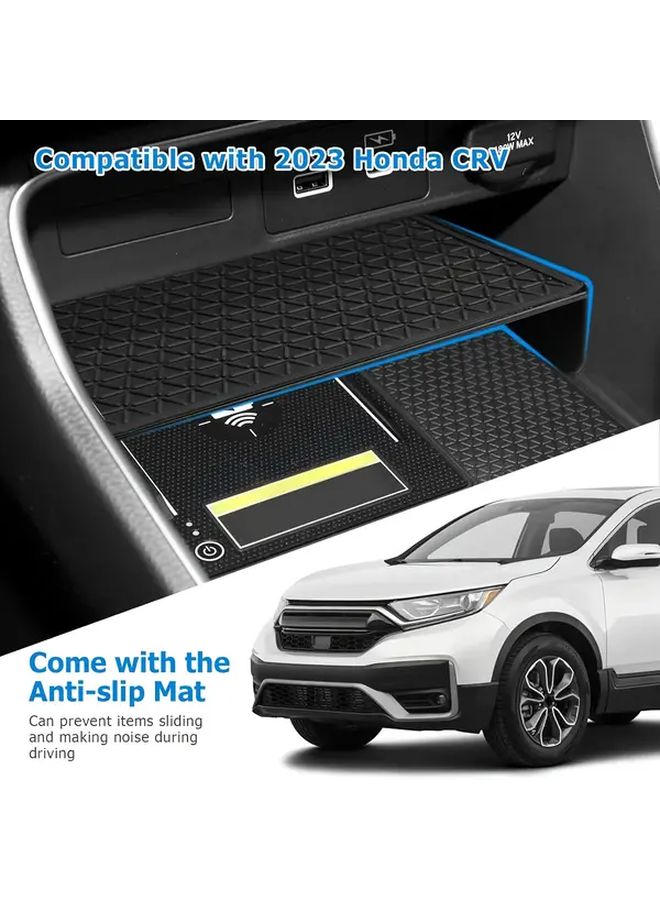 Heavy Duty Black Center Console Organizer Tray with Phone Slot C Port Compatible - Image 5