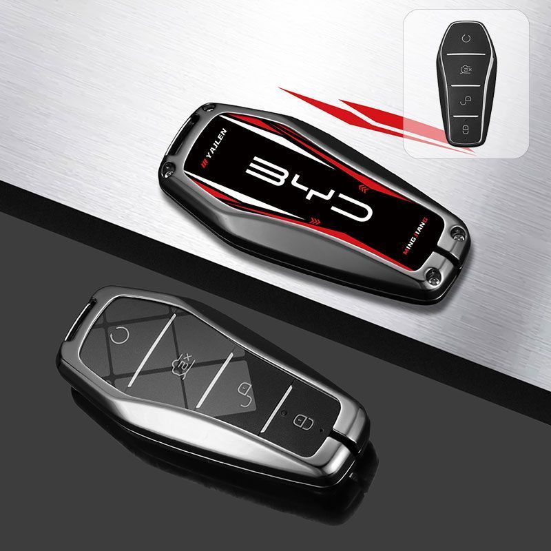 BYD Han Key Cover for 2023 Models - Compatible with Dolphin, Seagull, Song Pro, Yuan Plus, Tang, Qin Plus DMi, EV & Car Accessories - Image 1