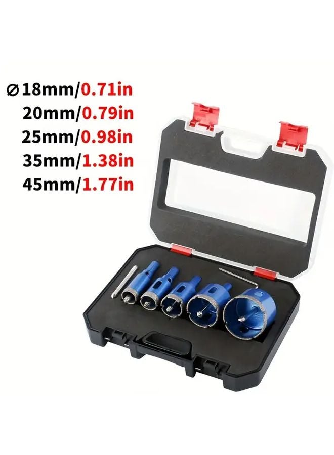 مجموعة ييجيلي لقاطعات الماس لحفر الثقوب، 1 مجموعة للبلاط والزجاج والرخام والحجر - Image 1