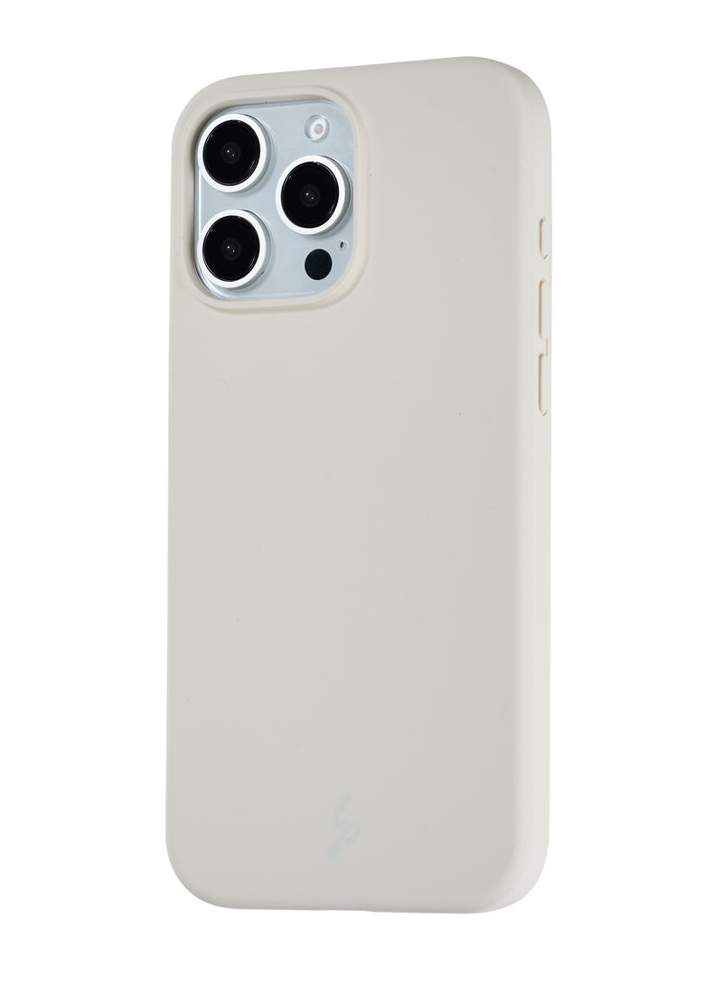 Le Prius Shiva Series Built-in Magnets Premium Quality Protective Phone Case Compatible with iPhone 16 Pro, Full Shockproof Protection, Slim Durable Cover, MagSafe Compatible, Comfortable Grip, Stylish Premium Design for Men and Women - Beige - Image 3