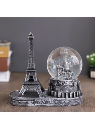 Hourglass Decoration Music Box Timer Tower Hourglass Quicksand Flash Music Retro Crystal Ball Student Gift-Color:H401 Tower + Lamp Silver - pzsku/Z80CCC9BB490B1FE990C3Z/45/1745570117/81b90114-ea3e-4d0d-b269-fb56ffc7a9b0