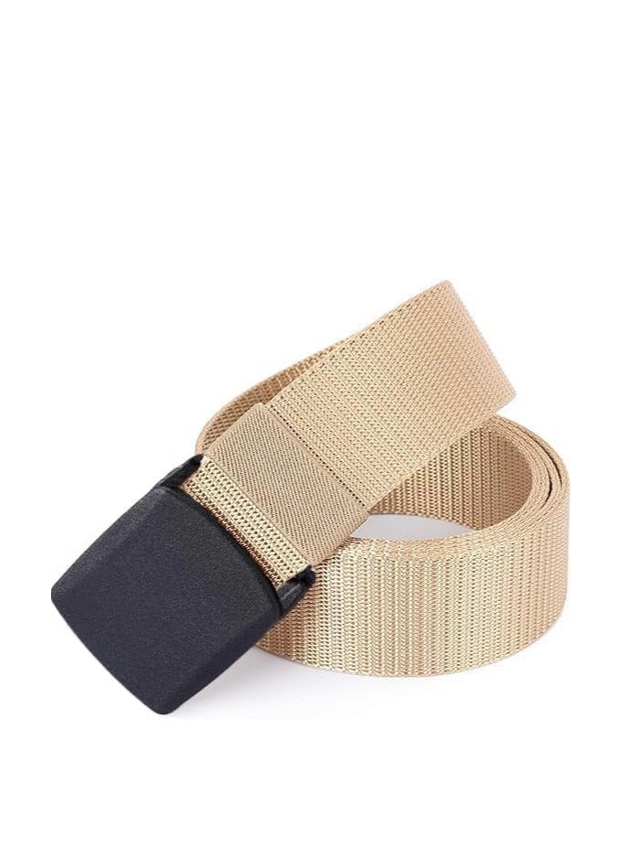 Tango Men's Nylon Tactical Belt - Webbing Canvas, Military Belt With Plastic Buckle - Adjustable Strap To Make Comfortable Fit. (Skin Black) - Image 2