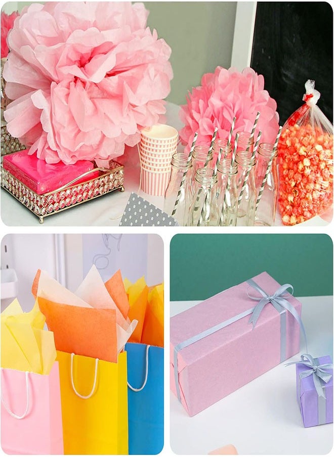 Generic Gift Tissue Paper, 100 Sheets Gift Wrapping Paper Craft Tissue Paper for Flower Artworks Crafts Holiday Party Decoration-10 Assorted Colors, 20 x 14.5 Inch  - Image 5