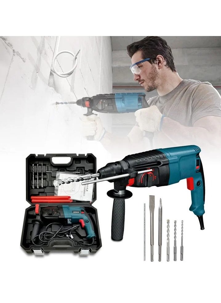 HDMAX - Hdmax 800W Rotary Hammer Drill With Chisels 28mm 800 W - Image 1