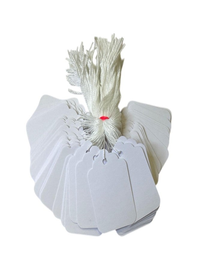 Janrax Box of 1000 White Merchandise Tags 56mm x 37mm - Image 1