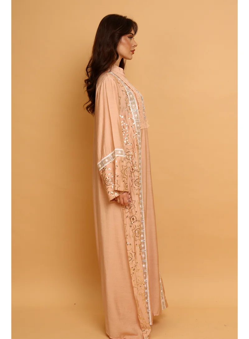 IKKXA  IKKXA Fusayfisa IK6039 Peach for Women | Best Price UAE