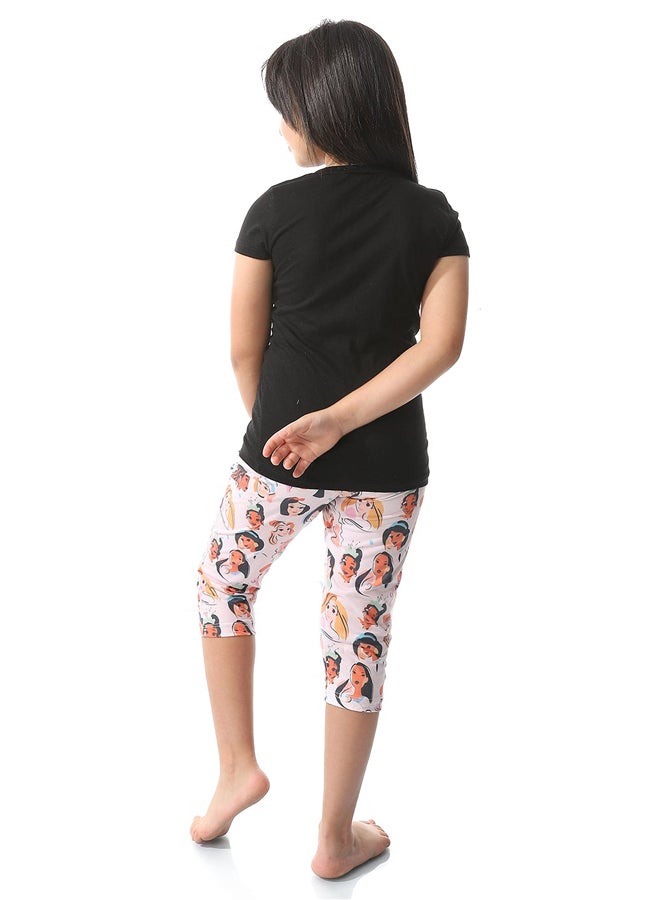 Andora طقم بيجامة للبنات سهل الارتداء _أسود - Image 4