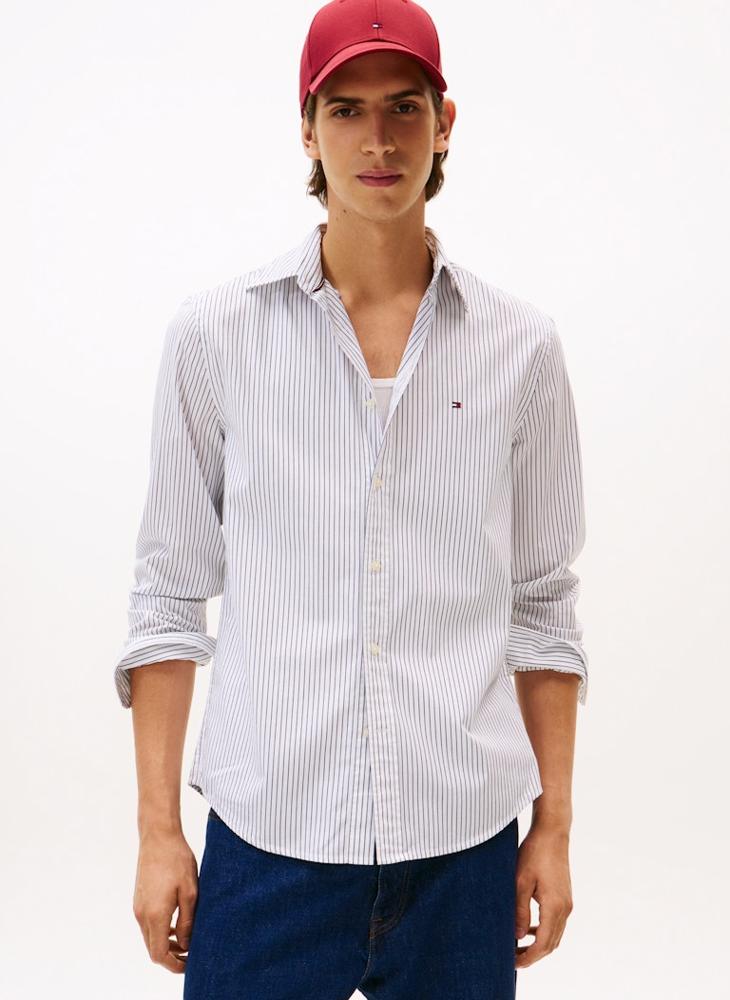 TOMMY HILFIGER TH Flex Regular Fit Poplin Shirt - Image 1