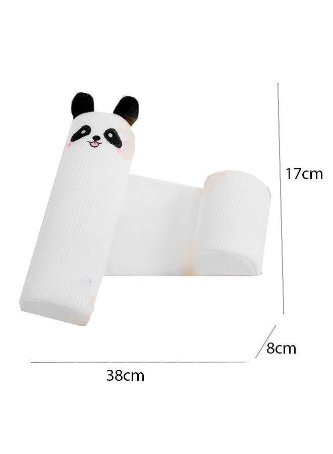 Berma Baby Baby pillow, baby side sleeping pillow, nursing pillow, body fixed baby pillow, comfortable pillow baby shaping pillow, with Velcro, anti-rollover, breathable, removable, adjustable, easy to wash (white) - Image 2