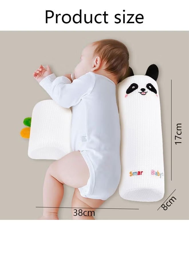 Berma Baby Baby Adjustable Protective Pillow, Toddler Head Safety Pad, Baby Back Protector, Soft Crib Pillow with Washable Cover for Reflux Baby Sleep, Suitable for Babies, Newborns and Toddlers (White) - Image 2