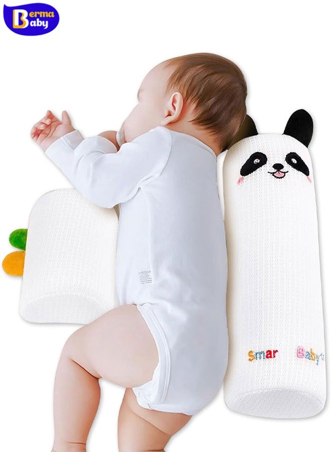 Berma Baby Baby Adjustable Protective Pillow, Toddler Head Safety Pad, Baby Back Protector, Soft Crib Pillow with Washable Cover for Reflux Baby Sleep, Suitable for Babies, Newborns and Toddlers (White) - Image 1