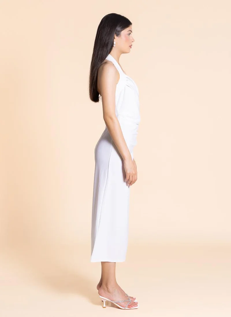 SHAPES Halter Midi Dress