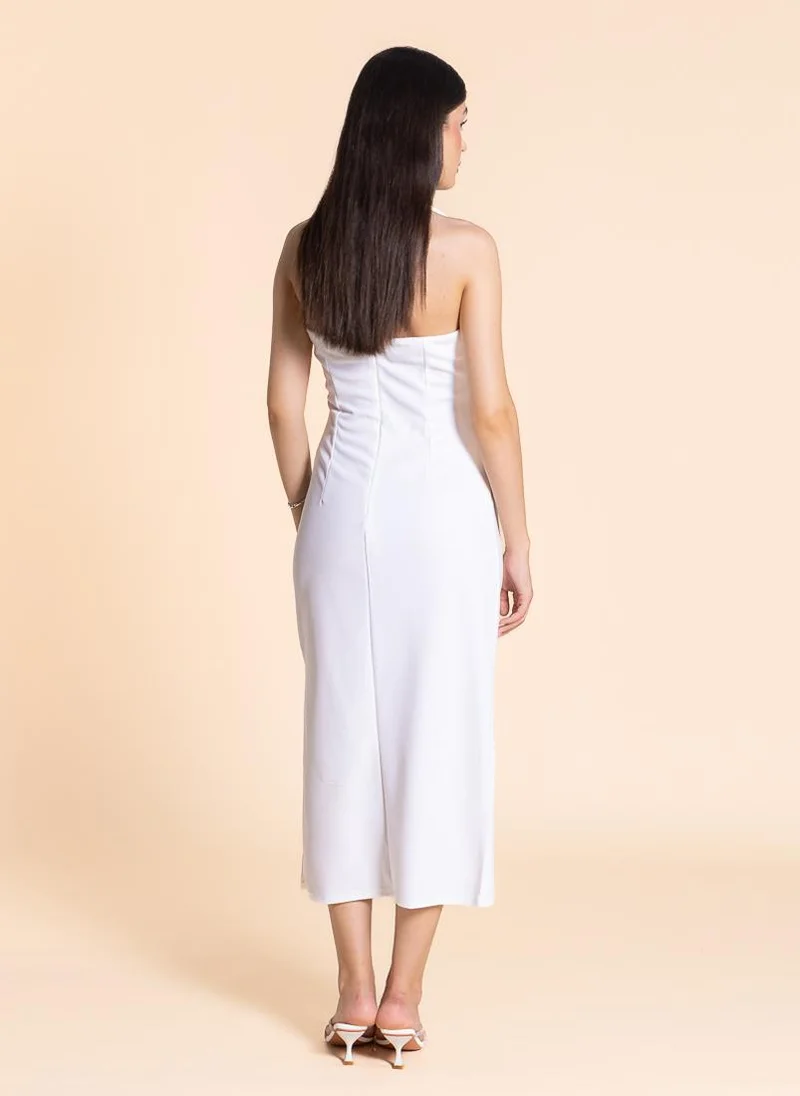 SHAPES Halter Midi Dress