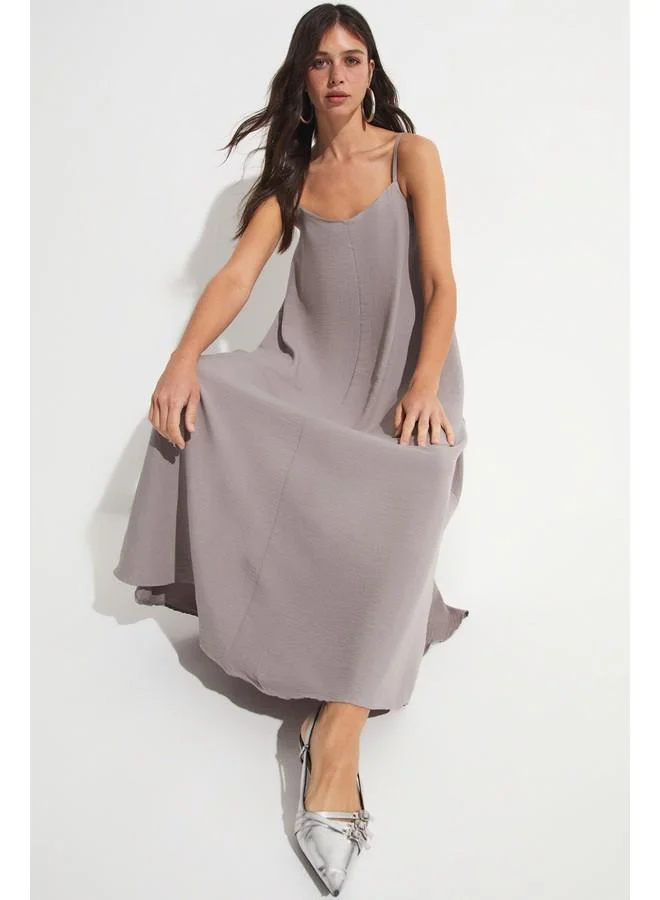 جون Sleeveless Trapeze Dress
