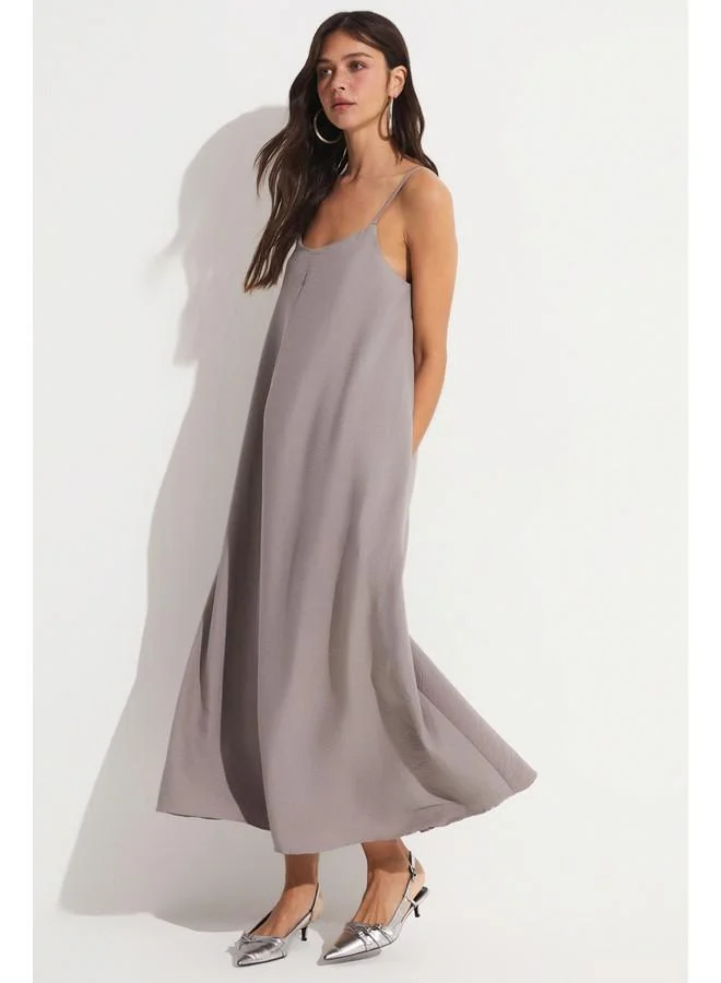 جون Sleeveless Trapeze Dress