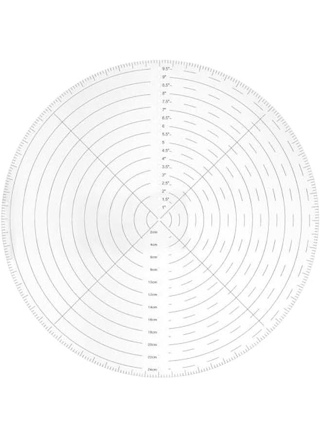 Arabest 10 Round Center Finder Compass with Clear Acrylic for Precise Circle Marking on Irregular Surfaces, Crafting, Woodworking, and Carpentry Tool  - Image 1