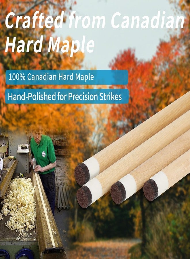 AKLOT Pool Cue Stick 58", 21oz, Premium Canadian Maple 1/2 Billiard Cue with 13mm Leather Tip, 3D Anti-Slip Grip, Seamless Joint, Table Billiard Pool Stick for Adults/Beginners/Pro Players, Blue - Image 3