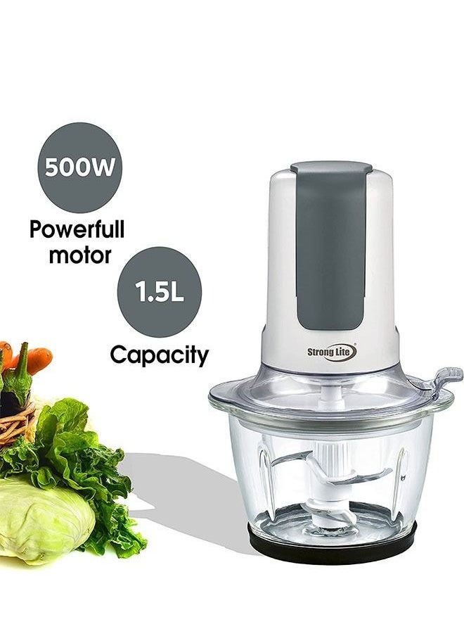 Strong Lite 500W multi-tasking chopper with 1.5L capacity  - Image 3