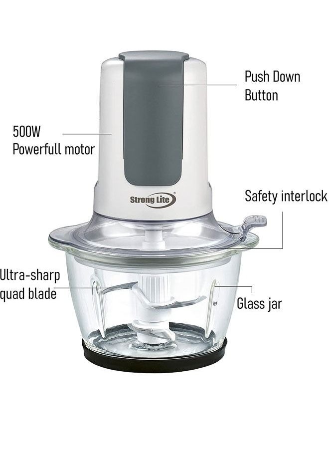 Strong Lite 500W multi-tasking chopper with 1.5L capacity  - Image 2