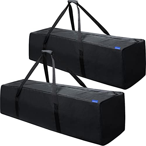 INFANZIA 45inch Sports Duffel Travel Bag, 115L Extra Large Duffel Luggage Bag with Upgrade Zipper, Water Resistant & Foldable Equipment Storage Bag for Camping Tent Tripod Fishing, 2PCS - Image 1