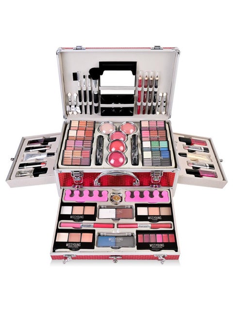Professional Multifunctional Makeup Kit 106pcs Makeup Tools Eyeshadow Lipstick Mascara Lip Liner Makeup Brush Makeup Artist Makeup Box For Women Full Kit