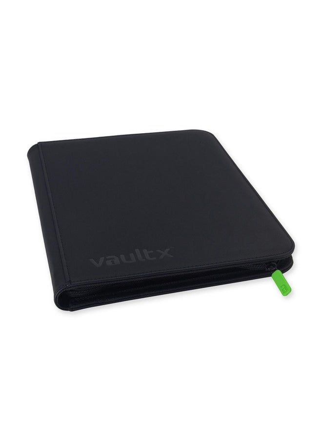 Vault X مجلد بطاقات التداول Premium Exotec® Zip Binder ذو 9 جيوب، مجلد جيب 360 جانبًا للتحميل لـ Tcg (أسود)  - Image 2