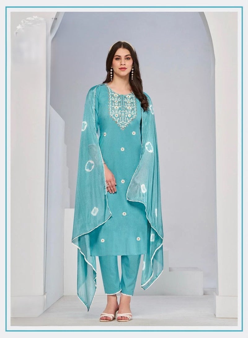 KURTI PANT WITH DUPATTA 
