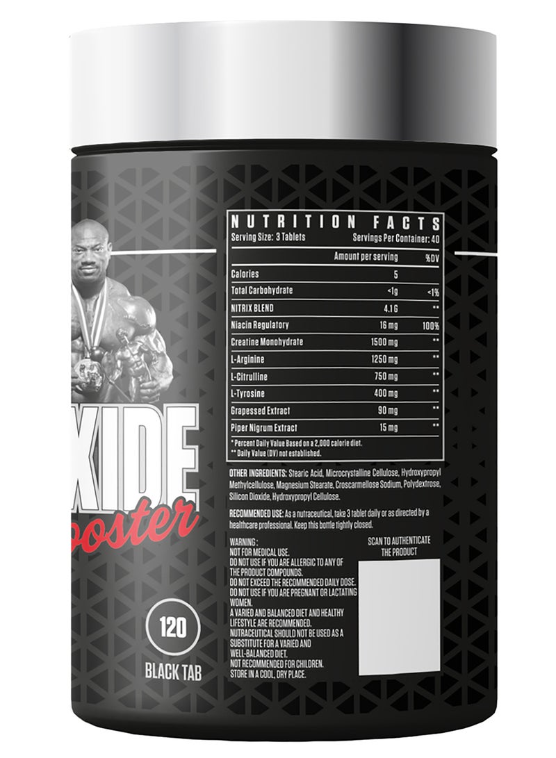 DEXTER JACKSON Black Series Nitrix Oxide Booster 120 Tablets – Enhanced Blood Flow & Stamina Support - Image 3