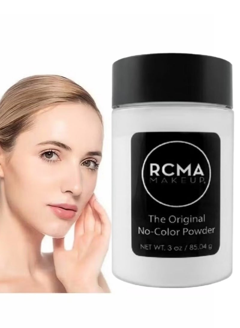 RCMA Transparent Loose Setting Powder – Oil-Control, Long-Lasting, Waterproof, Sweat-Proof, Non-Removing Matte Finish Concealer Powder for Women - Image 1