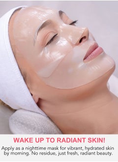 IKZEE Bio Collagen Deep Hydration Mask Nourishing Smooth Real Deep Mask Reduce Wrinkles Facial Pores and Fine Lines Reduce Skin Dryness Deep Hydration Bio Collagen Face Mask 4Pcs  - Image 4