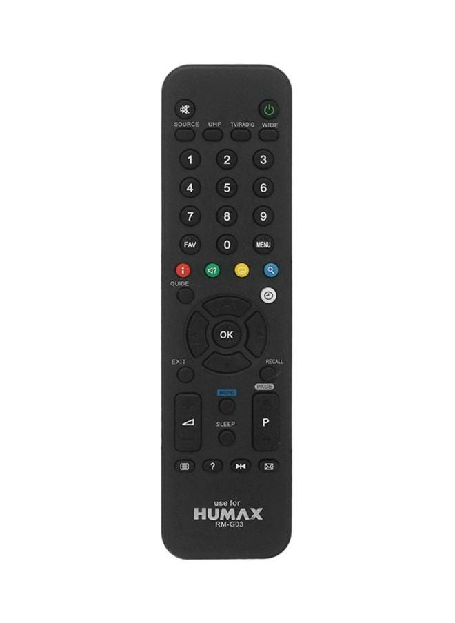Humax VCR Remote Control Black  - Image 1