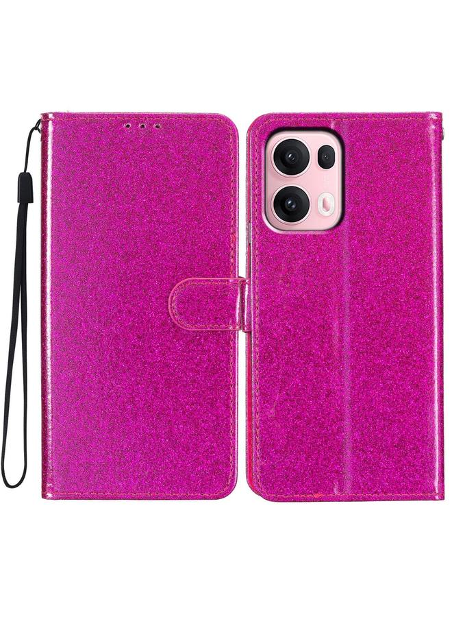 S-TOP Case For OPPO Reno13 Pro Global Glitter Powder Flip Leather Phone Case - Image 1