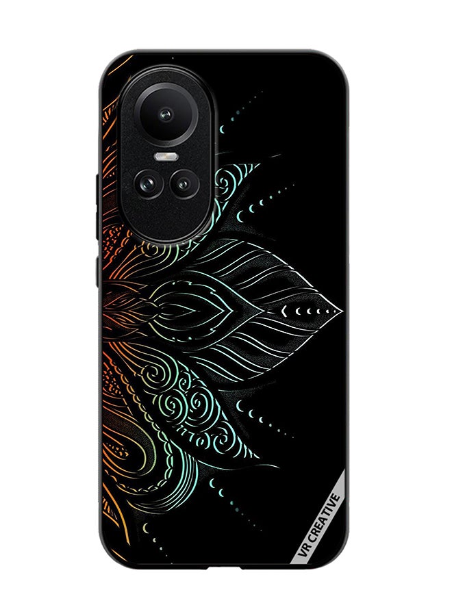 VR CREATIVE Protective Case Cover For Oppo Reno 10 Heena Elements Design Multicolour - Image 1