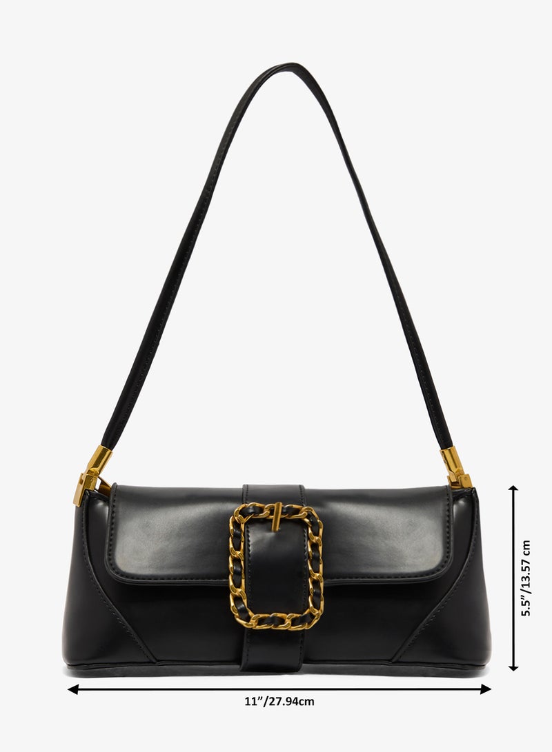 Ella Limited Edition Gold Accent Shoulder Bag - Image 5