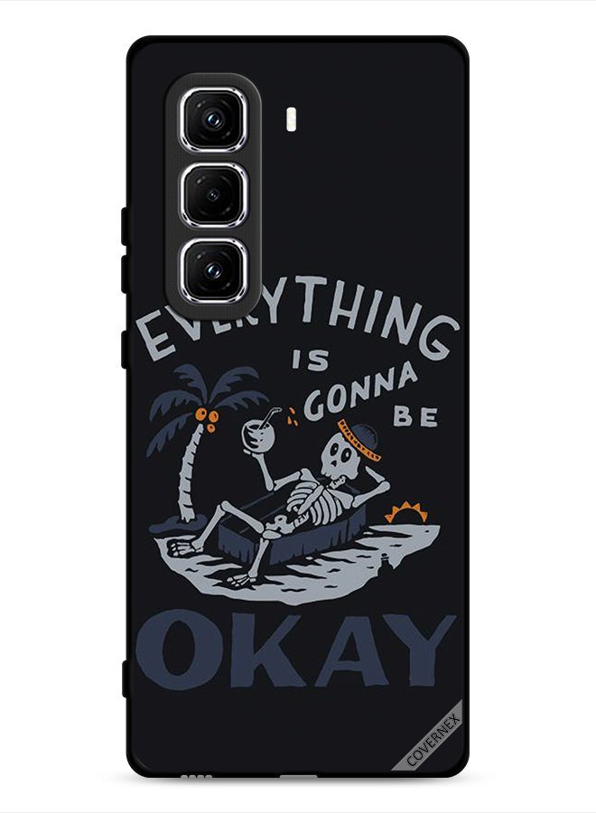 Covernex Infinix Hot 50 Pro 4G Protective Case Cover Everything Is Gonna Be Ok - Image 1