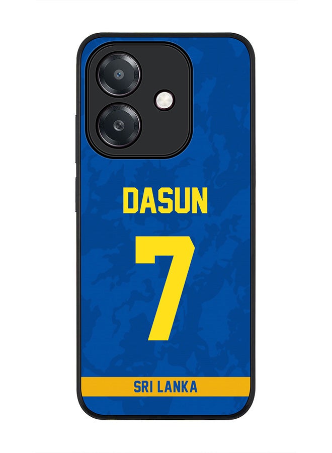 Stylizedd For Oppo A5i Case,Slim fit Camera Protection, Shockproof Thin Phone cover  - Sri lanka Dasun Shanaka, Jersey No 7