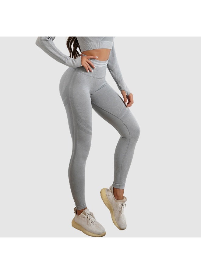 Seamless Yoga Pants Leggings Sports Fitness High Waist Peach Hip-lifting Skinny Running Trousers Workout Gym Leggings for Women  - Image 1